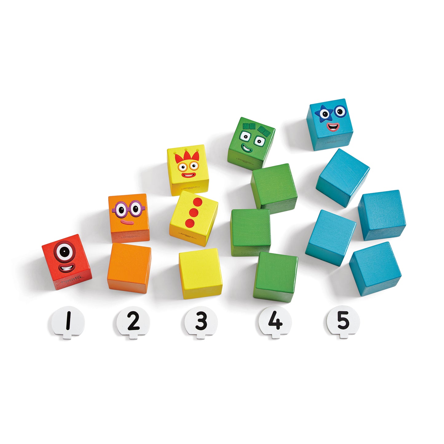 Numberblocks® One to Five Wooden Blocks - SENsory Toys4U