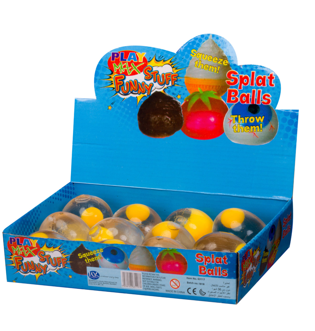 JOKE SPLAT BALL 4 ASST