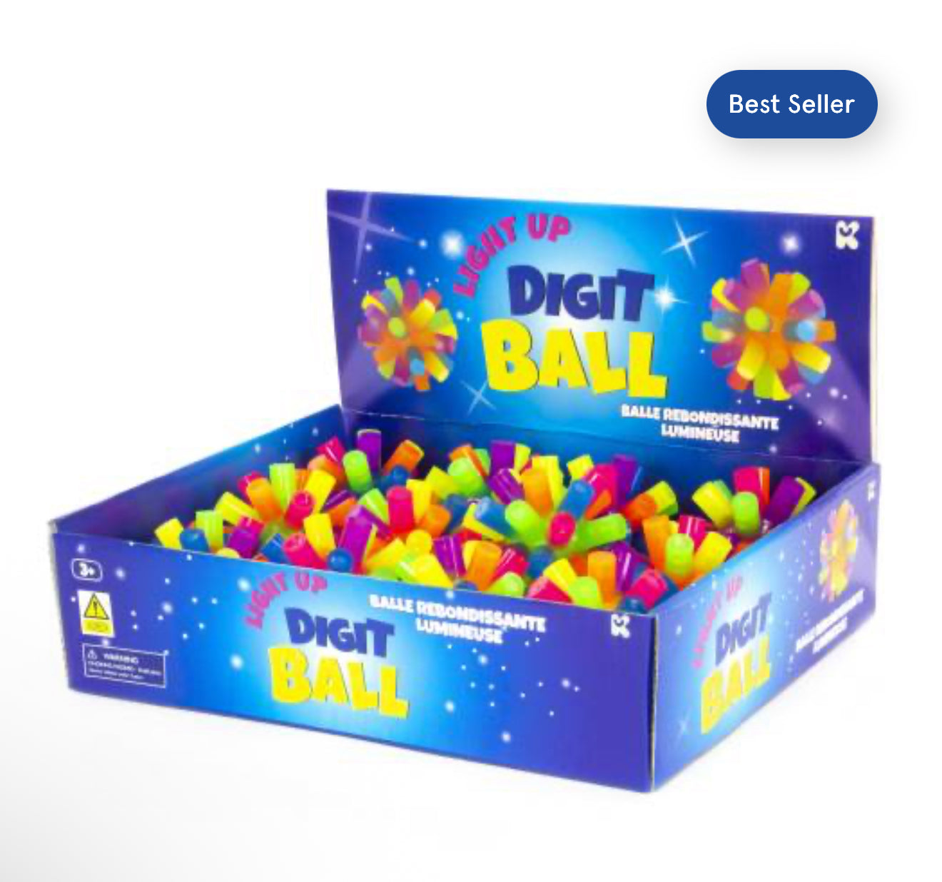 Light Up Sensory Digit Ball Toy