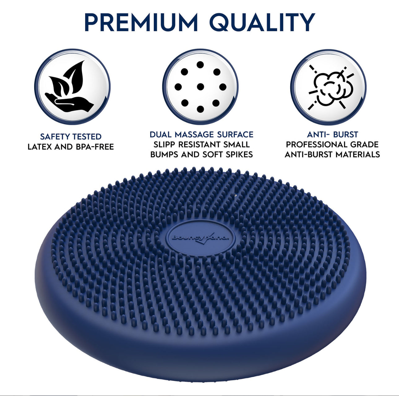 Wiggle Seat Big Cushion Blue 33cm - SENsory Toys4U