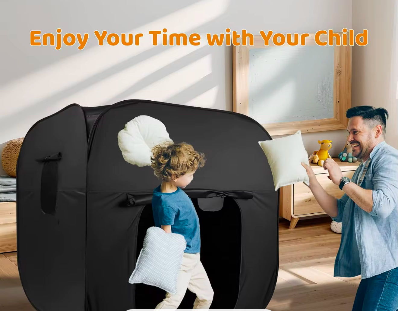 120X120cm Sensory Dark Den - SENsory Toys4U
