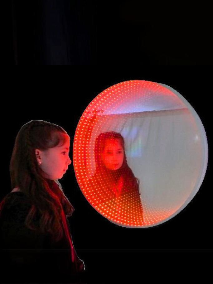 60cm Infinity Mirror with Giant Remote Buttons