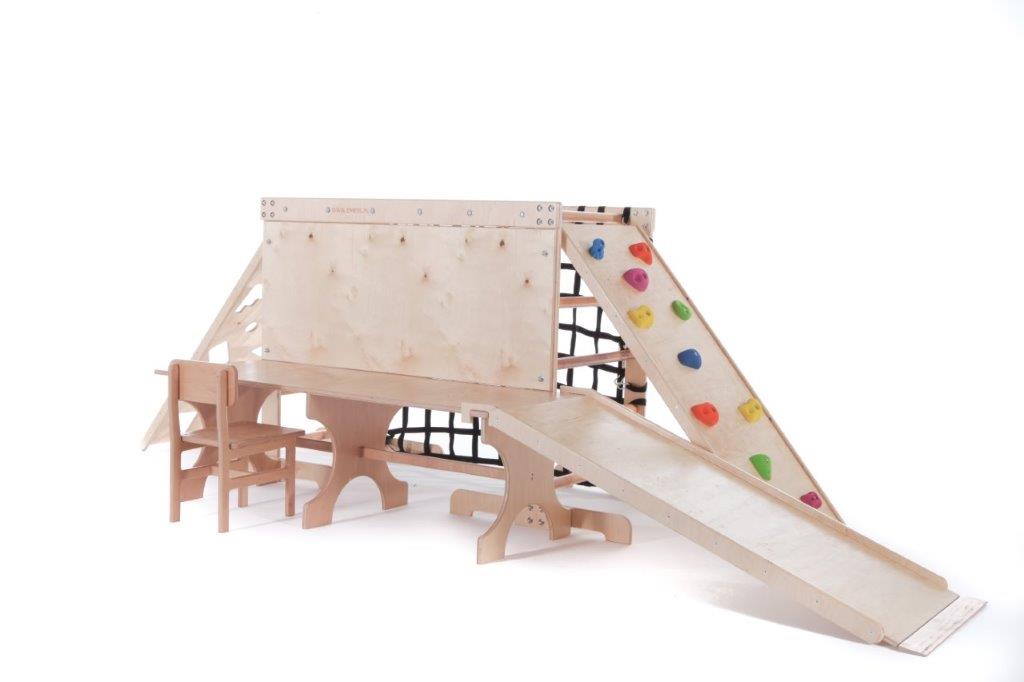 Extended Wooden Therapeutic Sensory Climb System Set