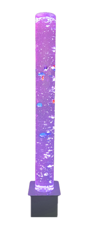 150cm Bubble Tube with White Base - SENsory Toys4U