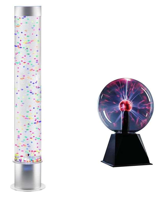 Bubble Tube – 60cm & Plasma Ball – 8 Inch - SENsory Toys4U