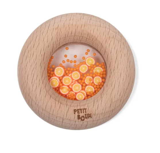 Petit Boum Sensory Toy Donut (Oranges) - SENsory Toys4U