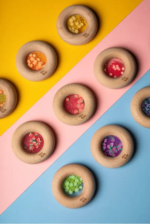 Petit Boum Sensory Toy Donut (Strawberries) - SENsory Toys4U