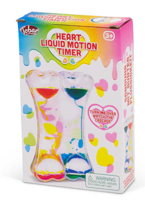 Heart Liquid Motion Timer - SENsory Toys4U