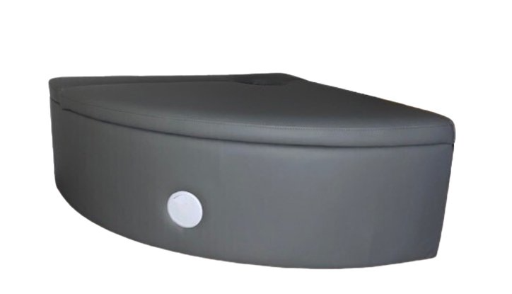 Bubble Tube 1.5mtr, White/Grey Padded Corner Surround Base Plinth, Fibre Optic Light 100 Tails Long Sensory Kit - SENsory Toys4U