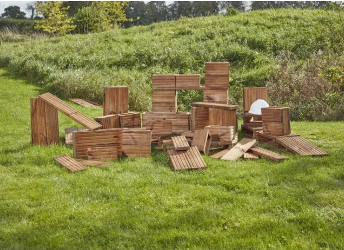 Deckciting Blocks Builders Yard Pack - Pack of 75