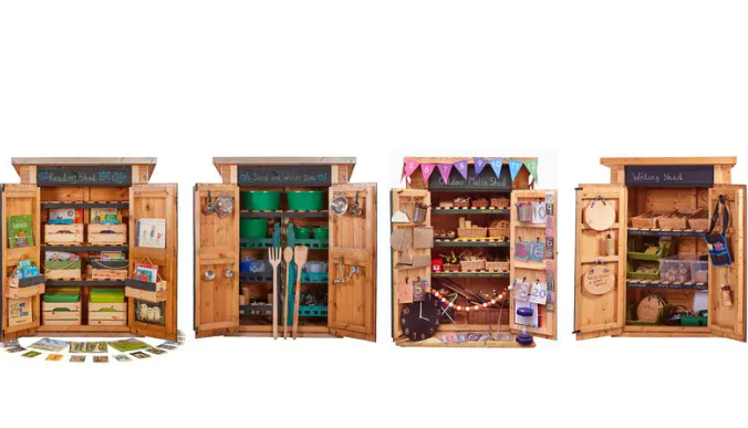 Curriculum Sheds - Set of 4