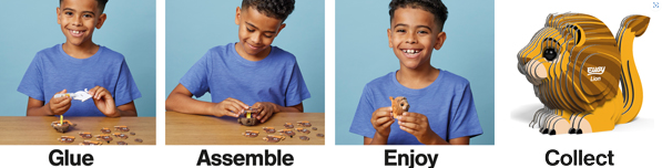 EUGY 3D Model Kit Lion