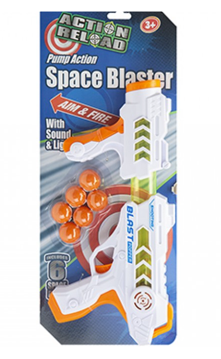 BATTERY OPERATED BLASTER POPPER GUN 34CM