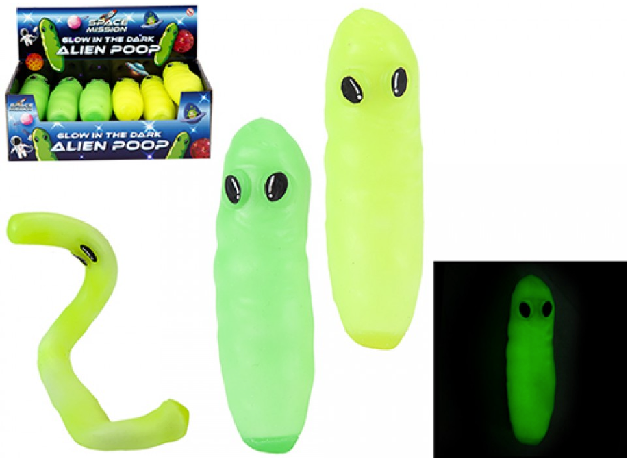 GLOW IN THE DARK ALIEN SPACE POOP