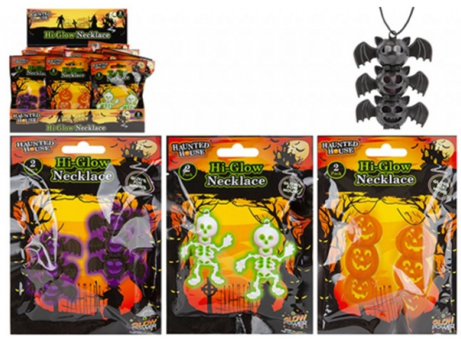 Halloween Glow Character Necklace