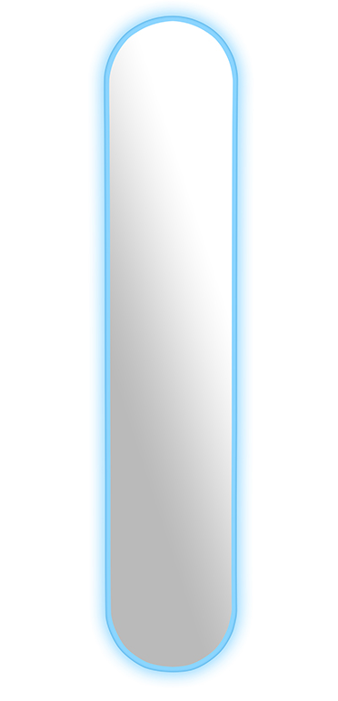 Large LED Wall Hanging Mirror - SENsory Toys4U