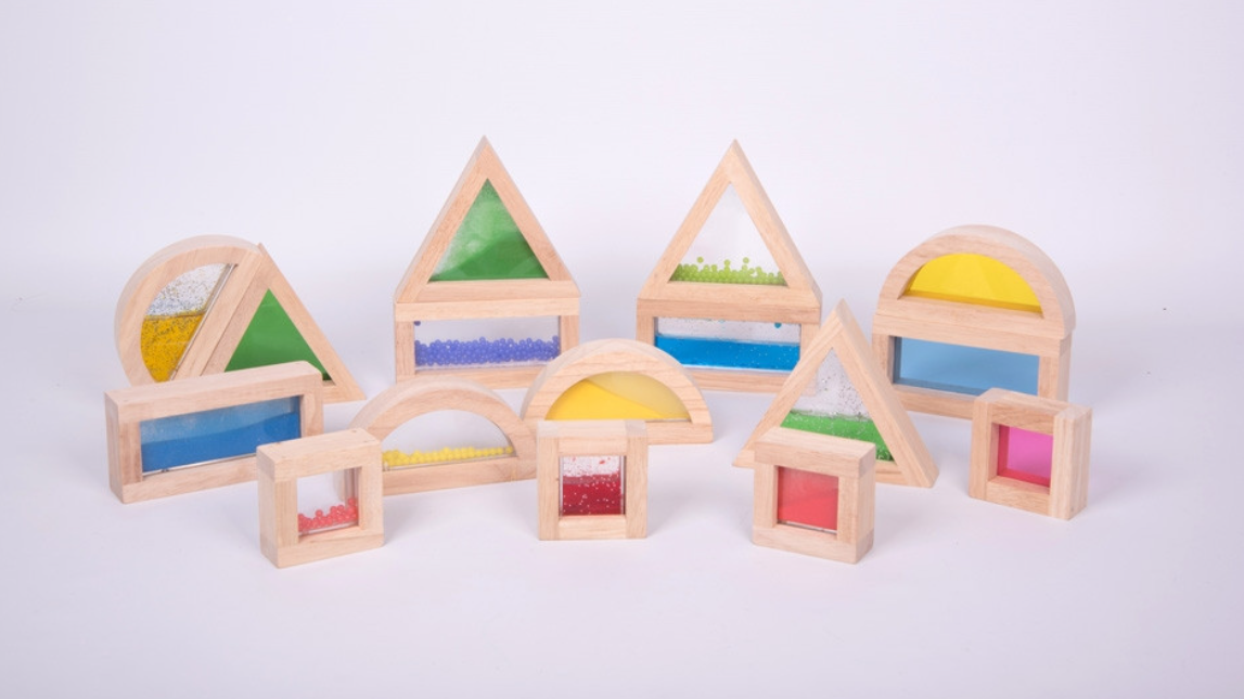Sensory Block Set - Pk16 - SENsory Toys4U