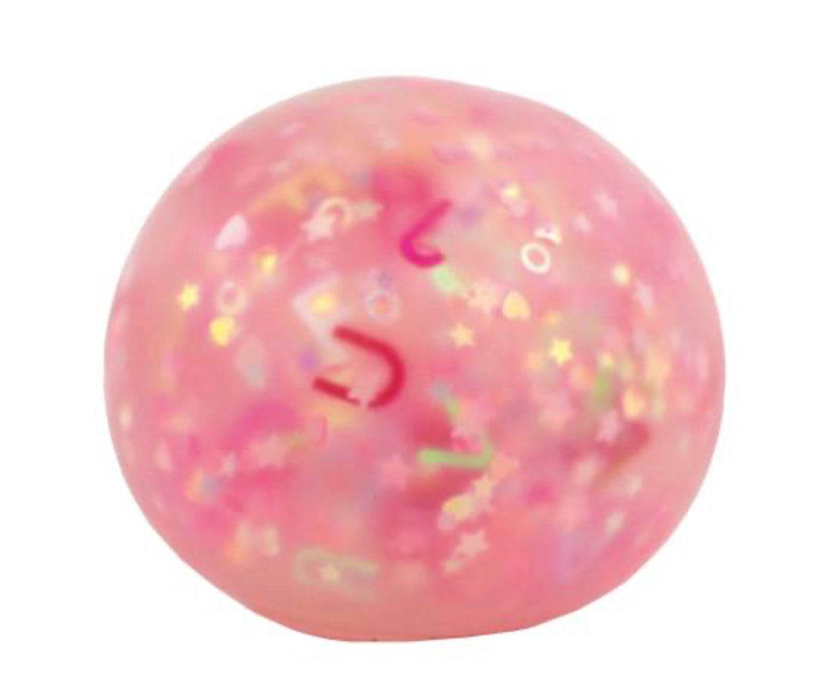 Alphabet Glitter Ball - SENsory Toys4U