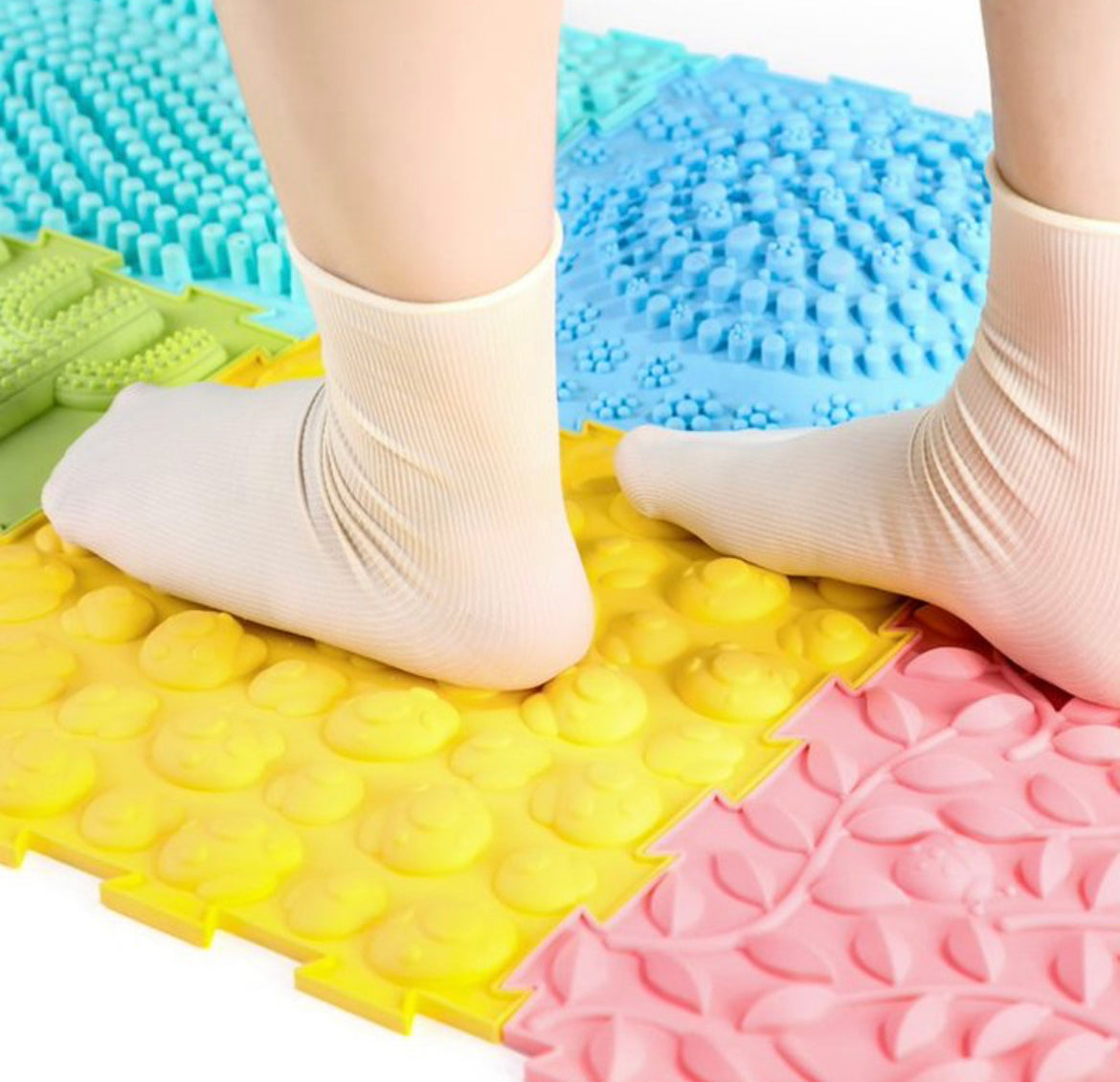 Massage Puzzle Floor 6 Tiles - SENsory Toys4U
