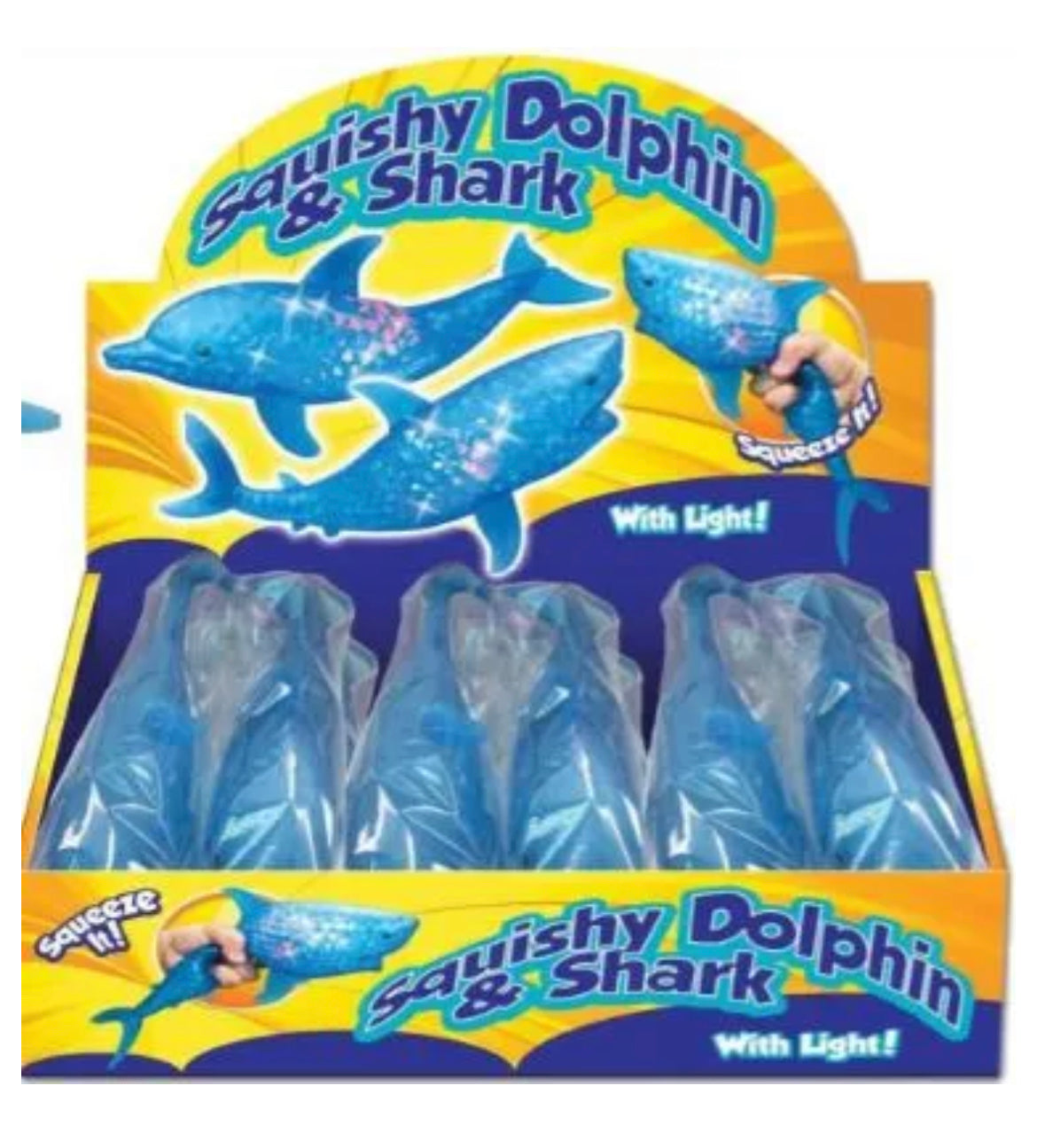 Light Up Squishy Dolphin - SENsory Toys4U