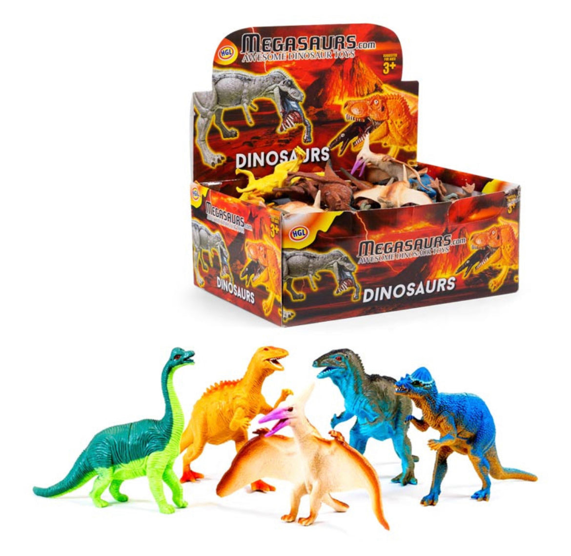 DINOSAURS 6-7 INCH - SENsory Toys4U