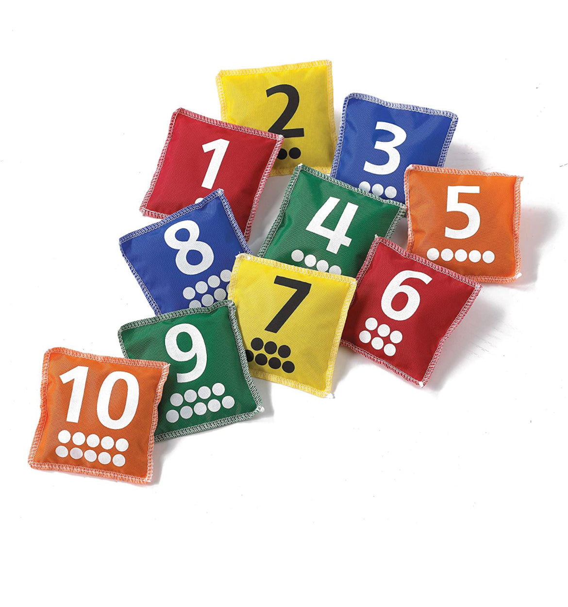 Number and Dot Bean Bags - SENsory Toys4U