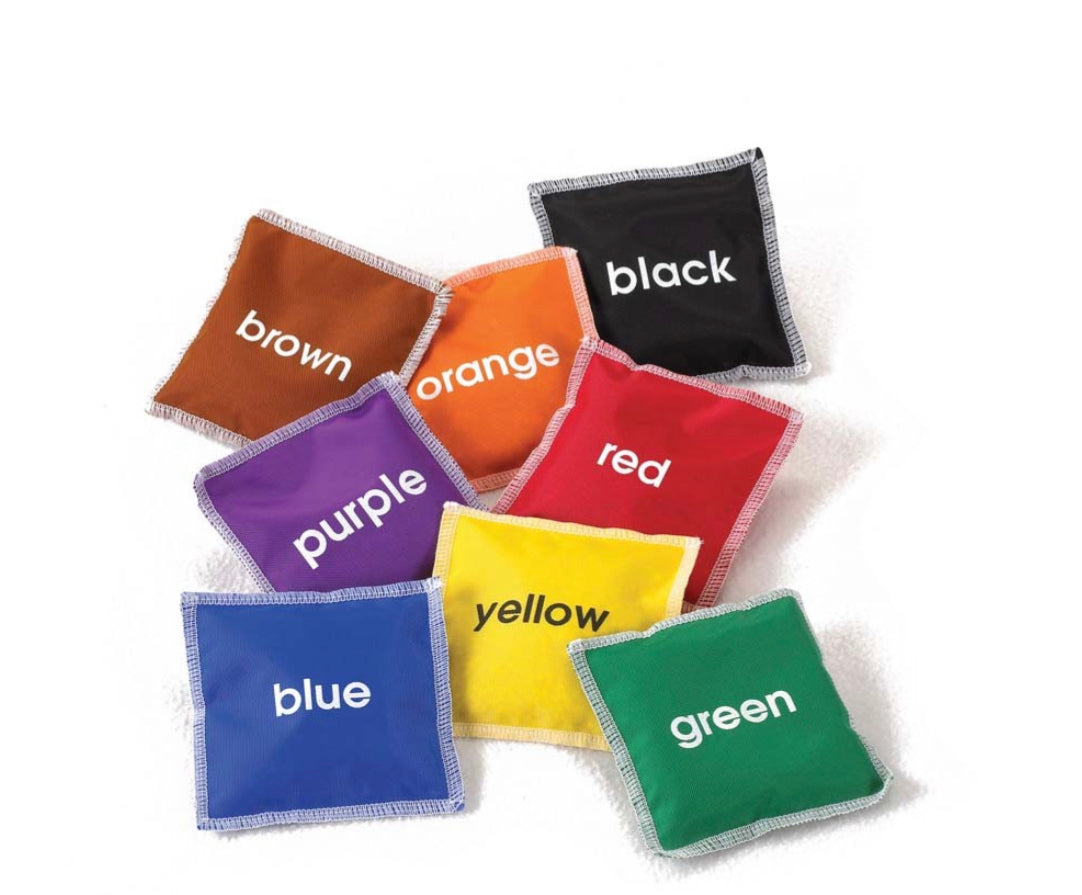 Colour Name Bean Bags - Pk8 - SENsory Toys4U
