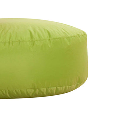 Lime Two-Seater Bean Bag Oval Seat | Back Support | Stackable Design Activity Seat | Dimensions: 50cm(W) x 80cm(L) x 20cm(H)