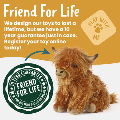 Highland Cow Plush Stuffed Animal Toy