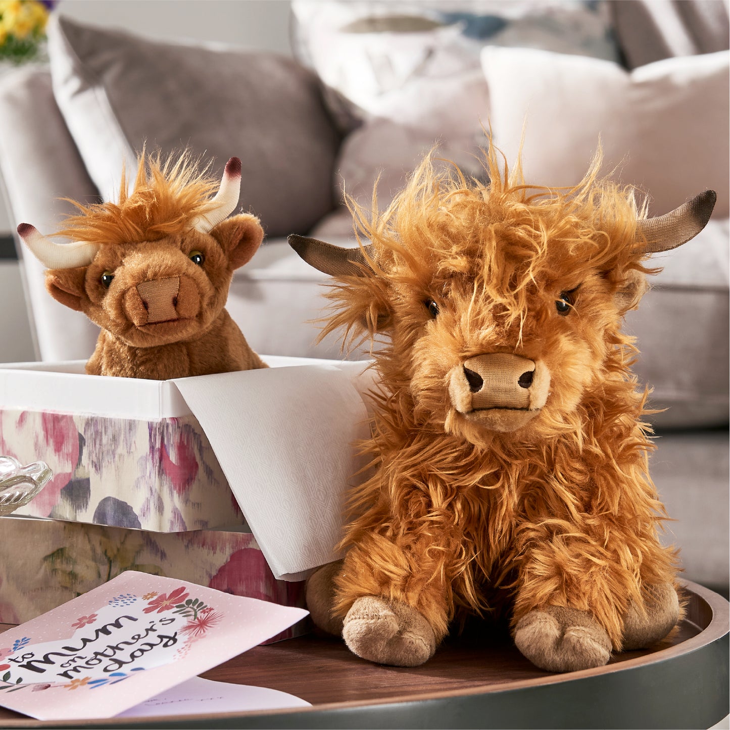 Highland Cow Plush Stuffed Animal Toy
