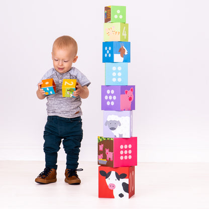 Farmyard Stacking Cubes - SENsory Toys4U