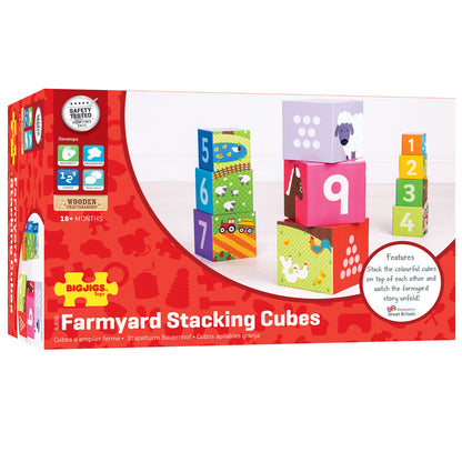 Farmyard Stacking Cubes - SENsory Toys4U