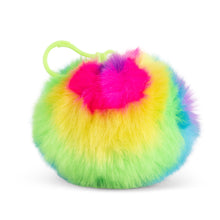 Rainbow Fluff Clip & Cuddle Plush Keyring
