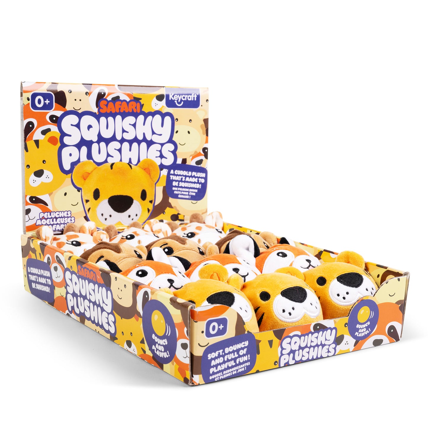 Safari Animal Squishy Plushies Sensory Toys