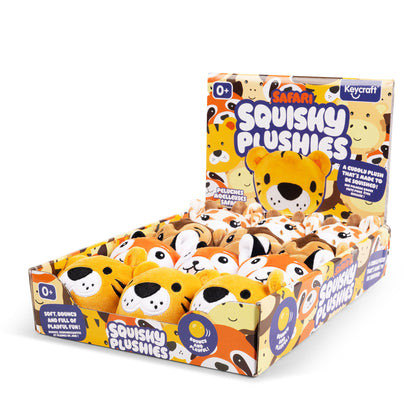 Safari Animal Squishy Plushies Sensory Toys