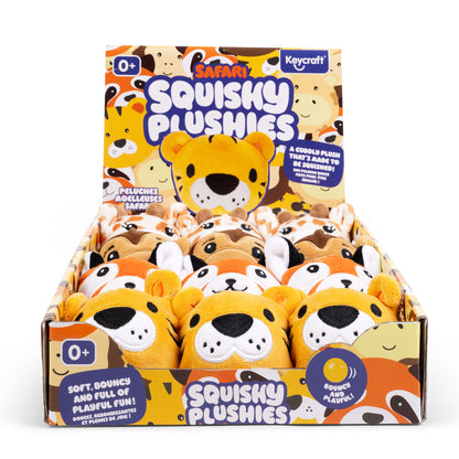 Safari Animal Squishy Plushies Sensory Toys