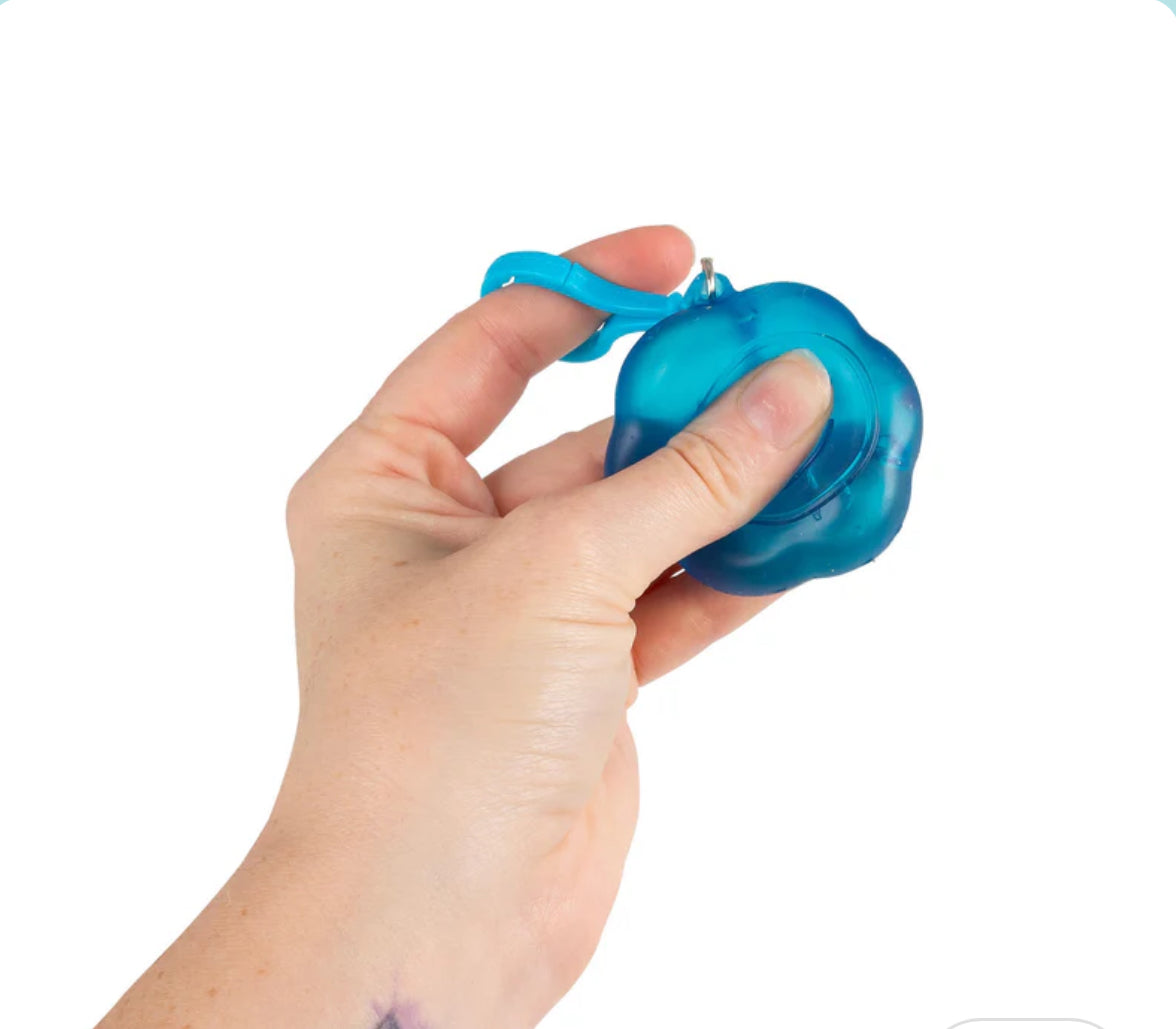 SCRUNCHEMS FLOWER POWER SUGAR KEYCHAIN