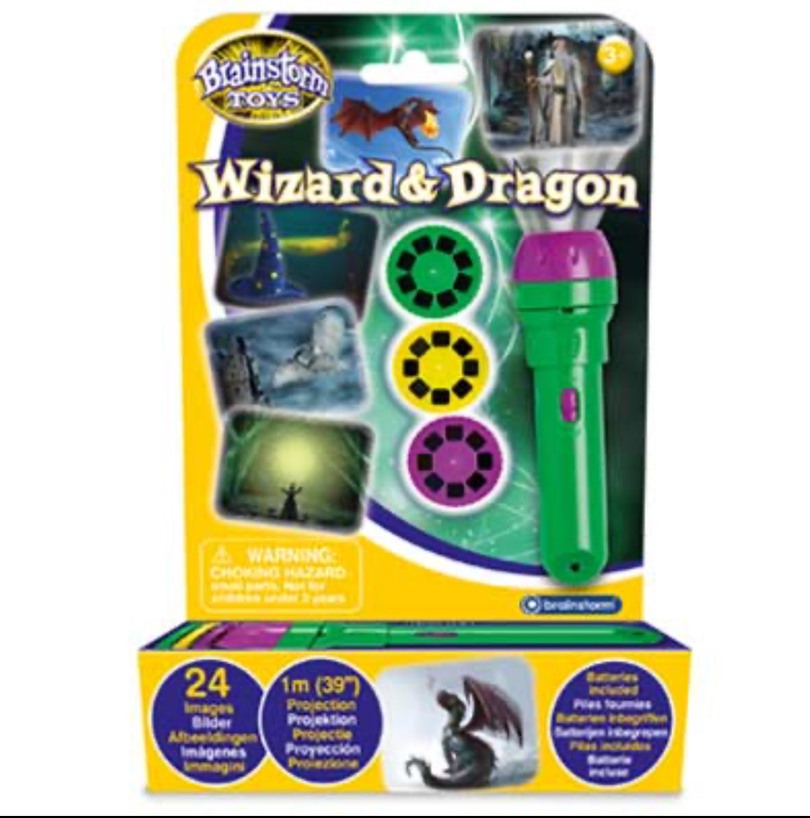 Wizard & Dragon Torch and Projector - SENsory Toys4U
