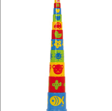 Multi Colour Stacking Buckets - SENsory Toys4U