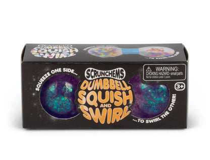 SCRUNCHEMS DUMBELL SQUISH AND SWIRL