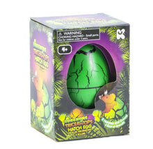 Nurchums Hatching Egg, Hatch and Grow Dinosaur Triceratops Large 11cm, Green - SENsory Toys4U