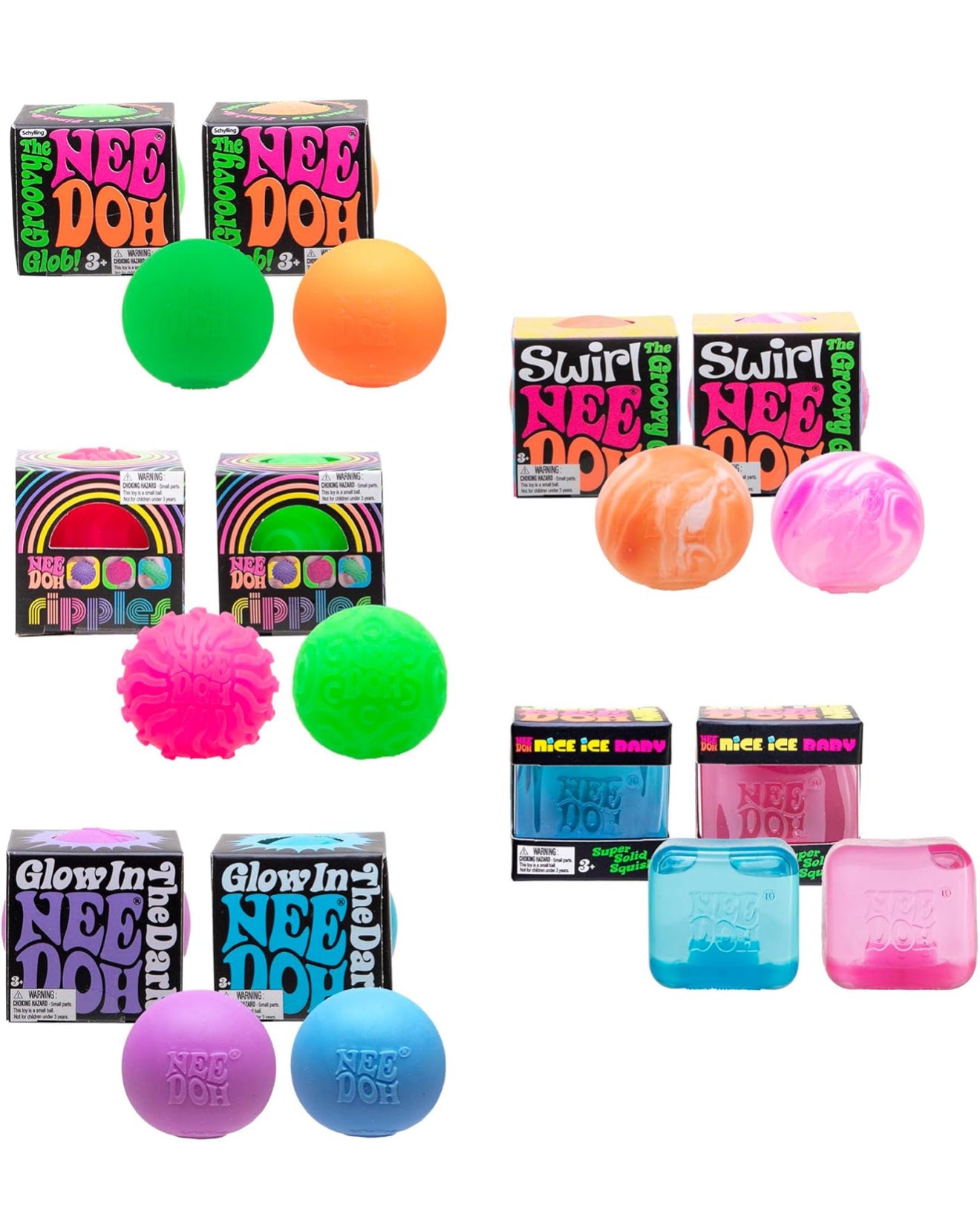 NeeDoh Teenie 10-Pack