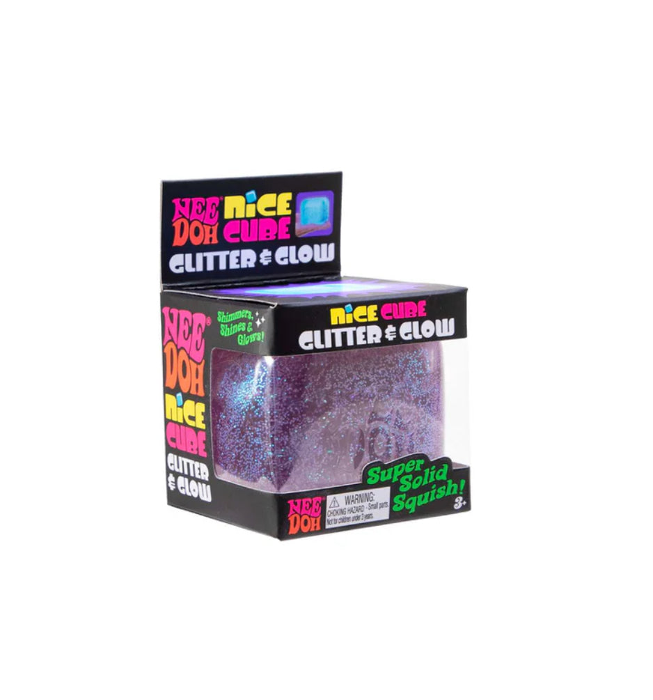 Needoh Nice Cube Glitter & Glow