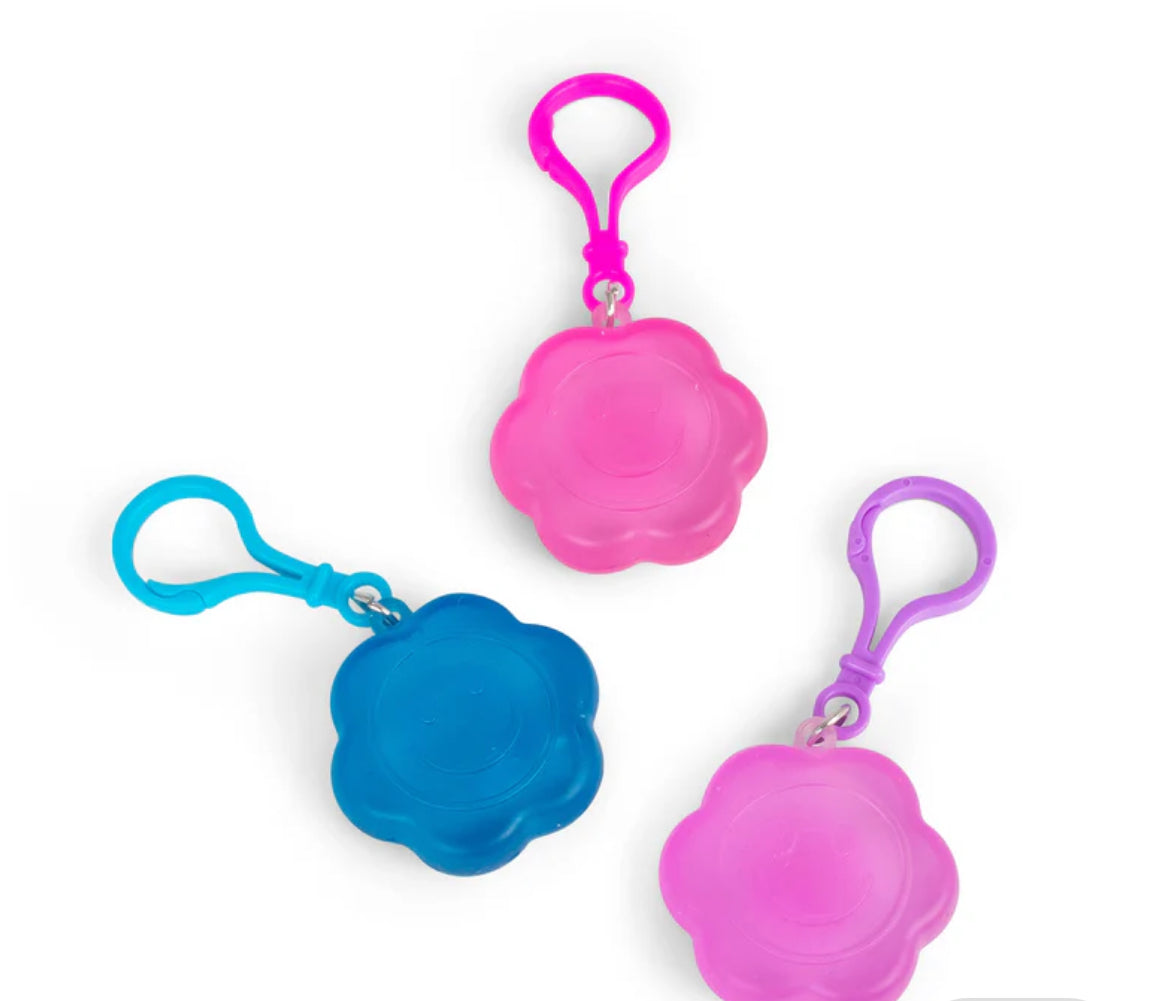 SCRUNCHEMS FLOWER POWER SUGAR KEYCHAIN
