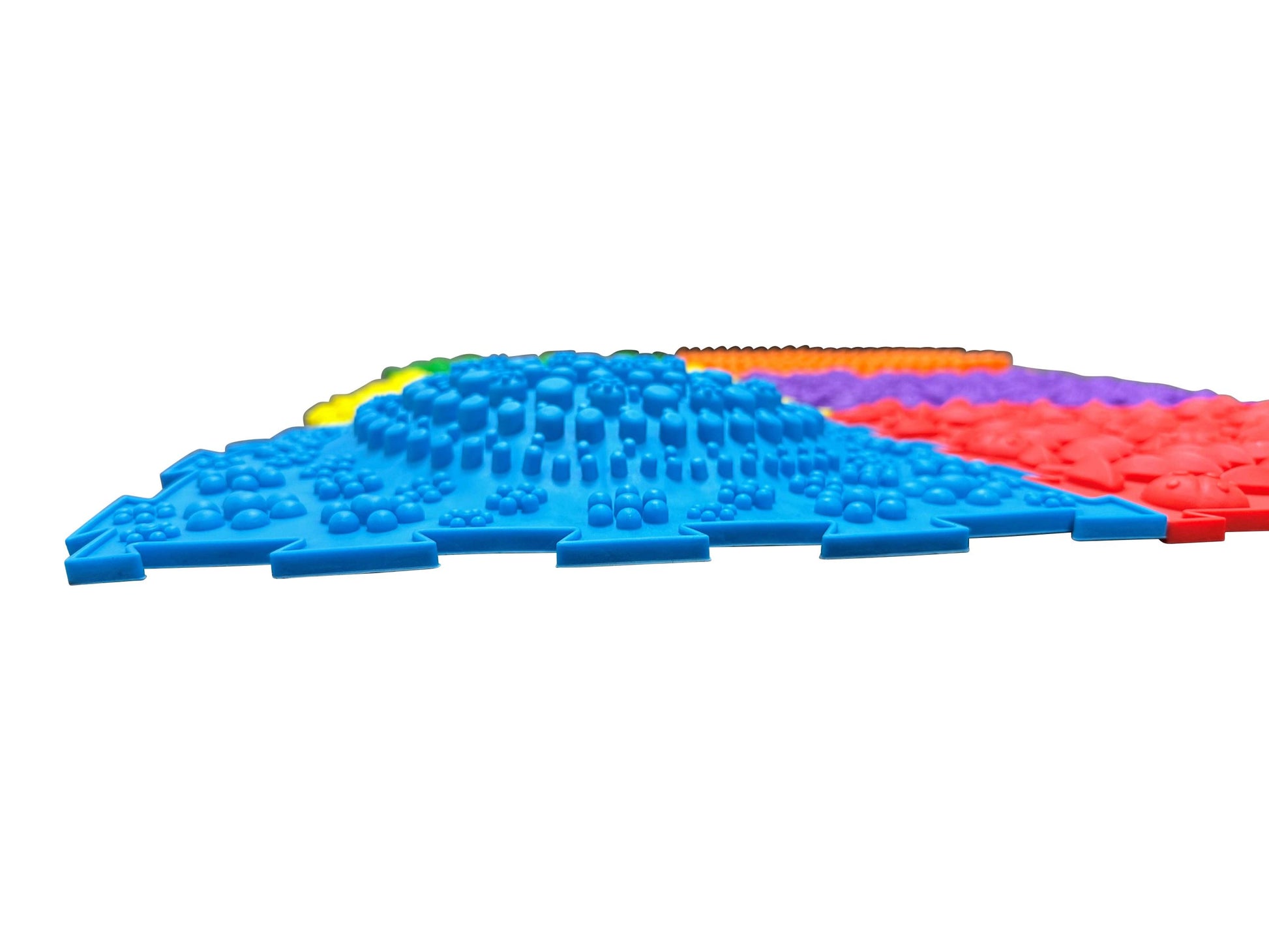 Massage Puzzle Floor Tiles – Bright Colours - SENsory Toys4U