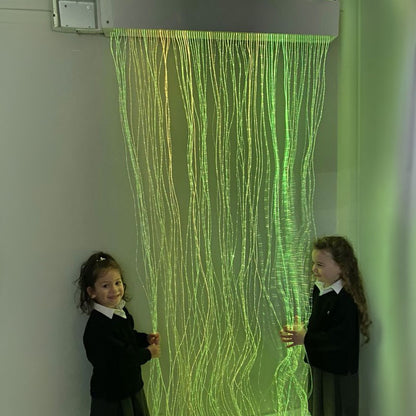 Fibre Optic Curtain with Tails With Swing 
Bracket (100 Fibre Tails)