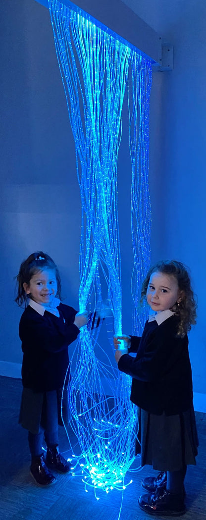 Fibre Optic Curtain with Tails With Swing 
Bracket (100 Fibre Tails)