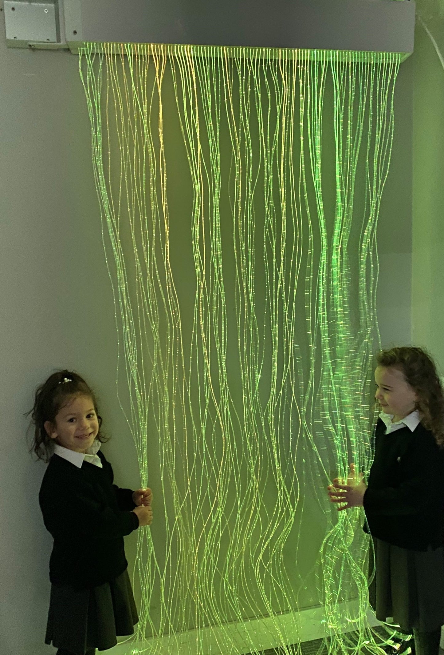 Fibre Optic Curtain with Tails With Swing 
Bracket (100 Fibre Tails)