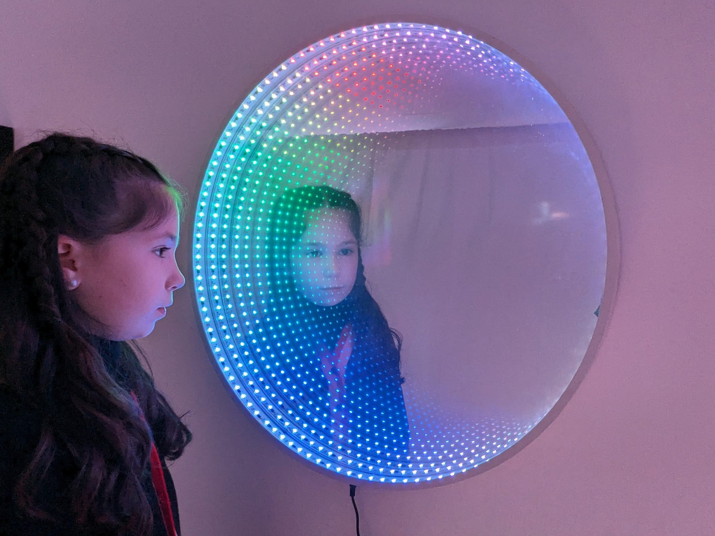 60cm Infinity Mirror with Giant Remote Buttons
