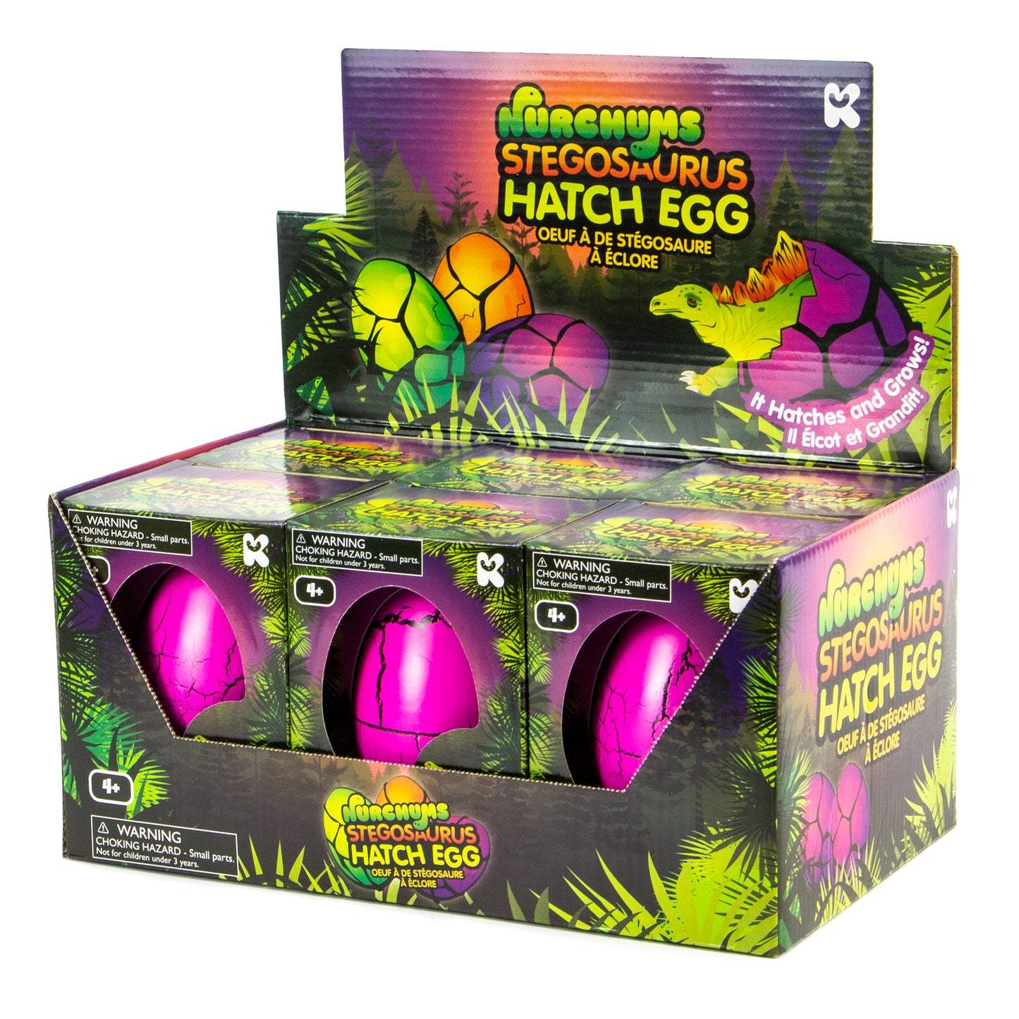 NURCHUMS Large Stegosaurus Hatching Eggs